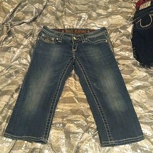 Rock Revival Capris, Size 29, Lighter Blue